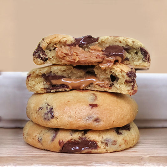 Chocolate Chip Kookie Bites with Speculoos Filling