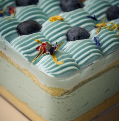 Ice Cream Cake Box - Blue Chai Hokkaido Milk