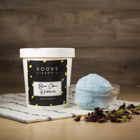 Blue Chai Hokkaido Milk ice cream